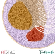 ReStyle Abstract Punch Needle Kit - hímzés készlet hímzőtollal - 02