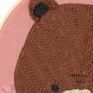 ReStyle Bear Punch Needle Kit - Mackó hímzés készlet hímzőtollal - 03
