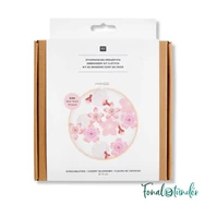 Rico Cherry blossoms - embroidery kit - keresztszemes hímzéscsomag