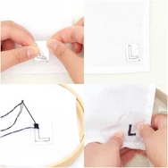 Rico Stick & Stitch - Floral Alphabet - embroidery kit - virágos betűk hímző készlet