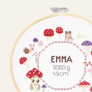 Rico Brth Picture - embroidery kit - Születésnap - keresztszemes hímzéscsomag