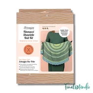 Scheepjes Fibonacci Shawlette knit kit - sál minta + fonal csomag