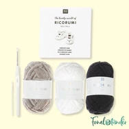 Ricorumi Nilli  - Nyuszis babacipő - amigurumi csomag - 3 gombolyag fonallal