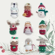 Ricorumi Christmas Amigurumi Box - karácsonyi amigurumi csomag - 45 gombolyag fonallal - 02