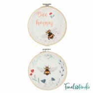 DMC - The Well-Bee-ing - cross stitch embroidery duo kit - Méhecske - keresztszemes hímző készlet - 02