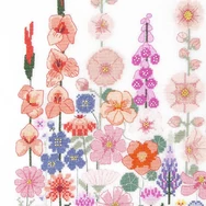 DMC - Climbing Flowers - cross stitch embroidery duo kit - keresztszemes hímző készlet