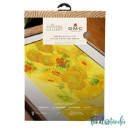 DMC Sunflowers - Napraforgók - cross stitch set - keresztszemes hímző készlet