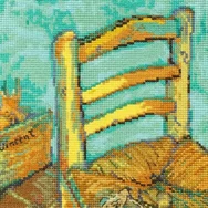 DMC Van Gogh - Vincent's Chair - cross stitch - keresztszemes hímző készlet