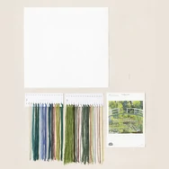 DMC Museum Collection - Water-Lilly Pond - Monet - cross stitch set - keresztszemes hímző készlet