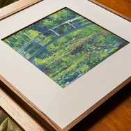 DMC Museum Collection - Water-Lilly Pond - Monet - cross stitch set - keresztszemes hímző készlet