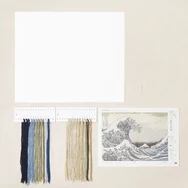 DMC Museum Collection - The great Wave - cross stitch set - keresztszemes hímző készlet