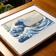 DMC Museum Collection - The great Wave - cross stitch set - keresztszemes hímző készlet