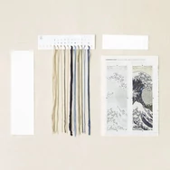 DMC Great Wave cross stitch bookmark set - keresztszemes hímző készlet