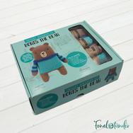 Borisz a Medve - horgolásminta + fonal csomag - Amigurumi - Boris the Bear - crochet diy kit Borisz a Medve - horgolásminta + fonal csomag - Amigurumi - Boris the Bear - crochet diy kit