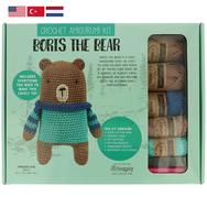 Borisz a Medve - horgolásminta + fonal csomag - Amigurumi - Boris the Bear - crochet diy kit Borisz a Medve - horgolásminta + fonal csomag - Amigurumi - Boris the Bear - crochet diy kit