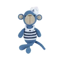 Milo a Majom - horgolásminta + fonal csomag - Amigurumi - Milo the Monkey - crochet diy kit