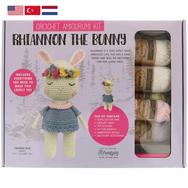 Ria a Nyuszi - horgolásminta + fonal csomag - Amigurumi - Ria the Bunny - crochet diy kit Ria a Nyuszi - horgolásminta + fonal csomag - Amigurumi - Ria the Bunny - crochet diy kit