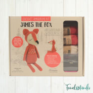 James a Róka - horgolásminta + fonal csomag - Amigurumi - James the Fox - crochet diy kit