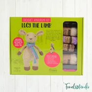 Lucy a Bárány - horgolásminta + fonal csomag - Amigurumi - Lucy the Lamb - crochet diy kit
