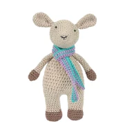 Lucy a Bárány - horgolásminta + fonal csomag - Amigurumi - Lucy the Lamb - crochet diy kit