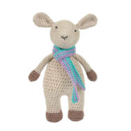 Lucy a Bárány - horgolásminta + fonal csomag - Amigurumi - Lucy the Lamb - crochet diy kit