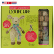 Lucy a Bárány - horgolásminta + fonal csomag - Amigurumi - Lucy the Lamb - crochet diy kit