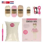 Cynthia Baba - horgolásminta + fonal csomag - Cynthia Doll - crochet diy kit Cynthia Baba - horgolásminta + fonal csomag - Cynthia Doll - crochet diy kit