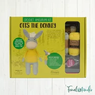 Otis a Csacsi - horgolásminta + fonal csomag - Amigurumi - Otis the Donkey - crochet diy kit