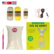 Otis a Csacsi - horgolásminta + fonal csomag - Amigurumi - Otis the Donkey - crochet diy kit Otis a Csacsi - horgolásminta + fonal csomag - Amigurumi - Otis the Donkey - crochet diy kit