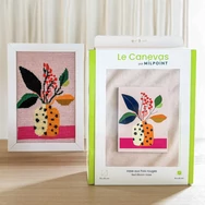 Milpoint modern vázás gobelin készlet hímzéshez / Milpoint modern vase tapestry kit for embroidery - Fonaltündér