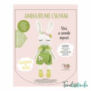 VIVI a szende nyuszi - horgolásminta + fonal csomag - Amigurumi - crochet diy kit