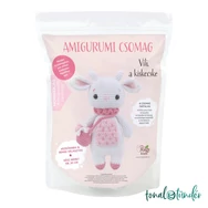 VILI a kicskecske - horgolásminta + fonal csomag - Amigurumi - crochet diy kit - 03