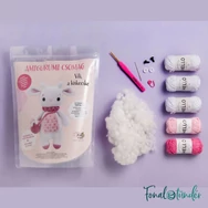 VILI a kicskecske - horgolásminta + fonal csomag - Amigurumi - crochet diy kit - 02