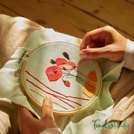 DMC - The Restful Poppies - embroidery duo kit - Pipacsok - hímző készlet - 04 DMC - The Restful Poppies - embroidery duo kit - Pipacsok - hímző készlet - 04