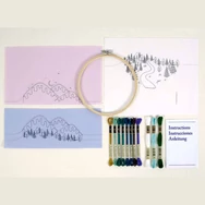 DMC Winter Landscape - embroidery kit - Téli táj - hímző készlet