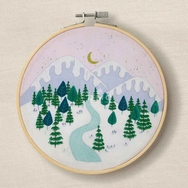 DMC Winter Landscape - embroidery kit - Téli táj - hímző készlet