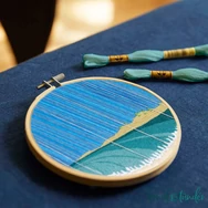 DMC - Ocean Rain - embroidery kit - Trópusi Eső - hímző készlet - 04