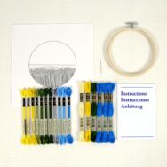 DMC - Sunflower Fields - embroidery kit - Napraforgó Mező - hímző készlet - 02