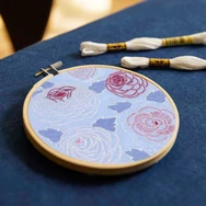 DMC - Ranunculus - embroidery kit - Boglárka virágcsokor - hímző készlet
