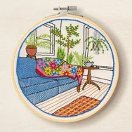 DMC - Winter Garden embroidery kit - Télikert - hímző készlet