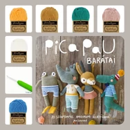 Pica Pau -  amigurumi könyv + Softfun fonal + eszköz csomag - amigurumi book and tool set - 02