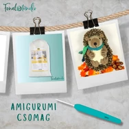 Zoomigurumi -  amigurumi könyv + fonal + eszköz csomag - amigurumi book and tool set - 03