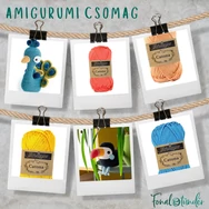 Zoomigurumi -  amigurumi könyv + fonal + eszköz csomag - amigurumi book and tool set