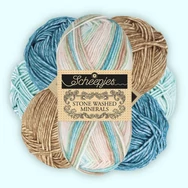 Stone Washed Minerals - Achát fonalcsomag - Agate yarn pack