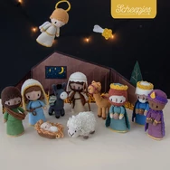 Advent Calendar - Amigurumi-Bethlehem Yarn Pack - amigurumi diy kit -  amigurumi fonalcsomag