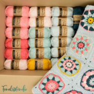 Apple Bossom - baby blanket crochet pattern - babatakaró - horgolásminta