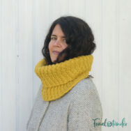 Mustár Körsál - kötés minta - Mustard Cowl -knitting pattern