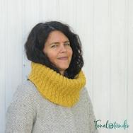 Mustár Körsál - minta+fonal+eszköz kötés csomag - Mustard Cowl - knitting diy kit Mustár Körsál - minta+fonal+eszköz kötés csomag - Mustard Cowl - knitting diy kit