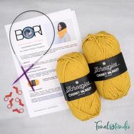 Mustár Körsál - minta+fonal+eszköz kötés csomag - Mustard Cowl - knitting diy kit Mustár Körsál - minta+fonal+eszköz kötés csomag - Mustard Cowl - knitting diy kit
