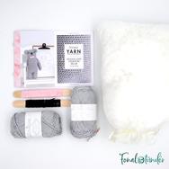 Szundi Mackó - horgolásminta + fonal csomag - Amigurumi Bear - crochet diy kit Szundi Mackó - horgolásminta + fonal csomag - Amigurumi Bear - crochet diy kit